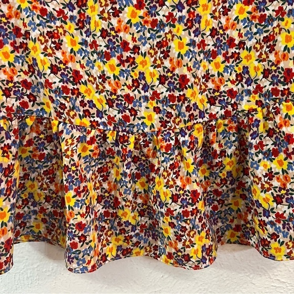 Molly Bracken multicolored floral ruffle blouse - Picture 4 of 7